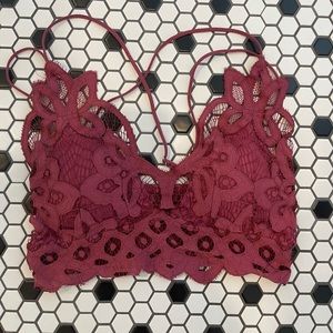 Lace padded bralette